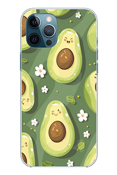 TechTree حافظة سيليكون متوافقة مع هاتف iPhone 12 PRO MAX باللون الأخضر اللطيف...