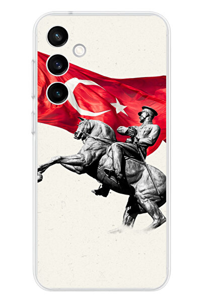 TechTree حافظة سيليكون متوافقة مع هاتف سامسونج جالاكسي S23 FE بتفاصيل تذكارية...