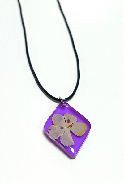 ZERO LAND 1613800749 Snowball Flower Baklava Sliced (220038) Epoxy Pendant-Pu...