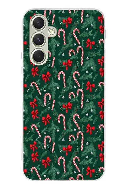 TechTree حافظة سيليكون متوافقة مع هاتف سامسونج جالاكسي A15 لشجرة عيد الميلاد ...