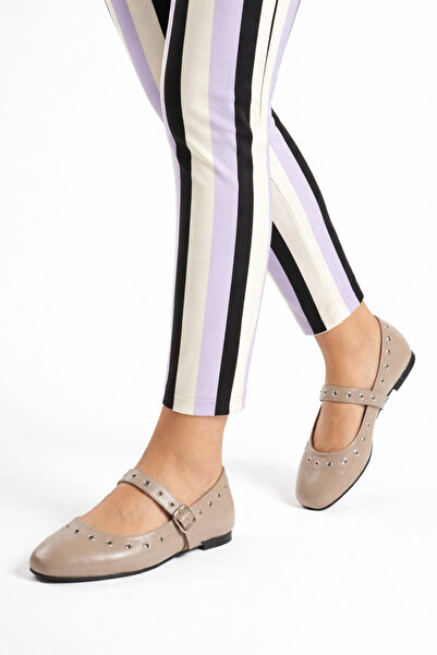 STOCON Mary Jane Babet Pantofi de balet pentru femei, cu cataramă, elegant, ușor, ortopedic, fără sunet, talpă STC1201