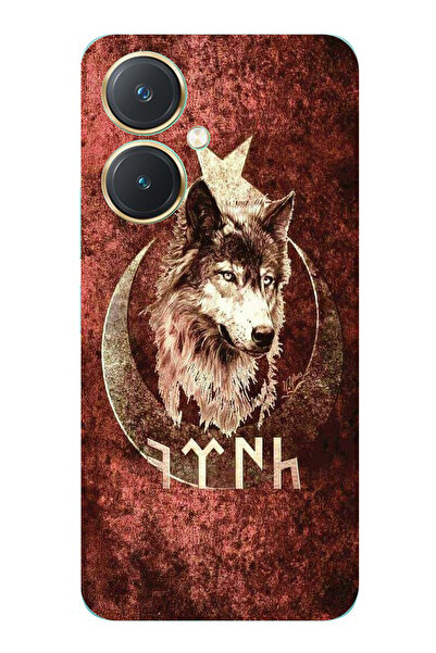 TechTree حافظة سيليكون مطبوع متوافقة مع هاتف Vivo Y27 مع كتابة جوك ترك ونقش ب...