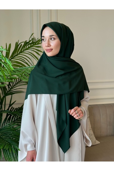 Ahivera Zümrüt Medine İpeği Büyük Boy Eşarp 130 x130