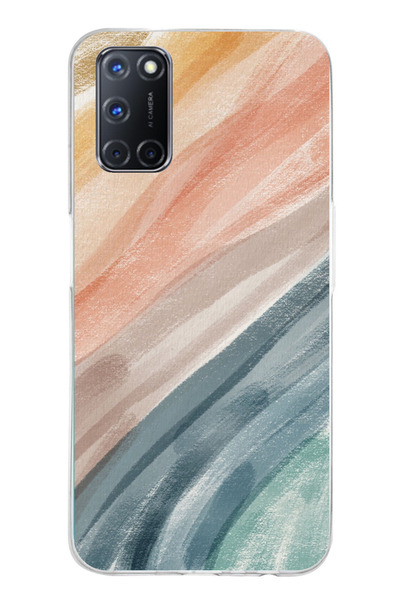 TechTree حافظة سيليكون متوافقة مع OPPO A52-A72-92 مطبوع