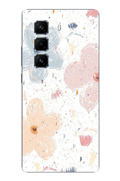 TechTree حافظة سيليكون مطبوع متوافقة مع هاتف Infinix Hot 50 PRO PLUS+ بنمط زه...