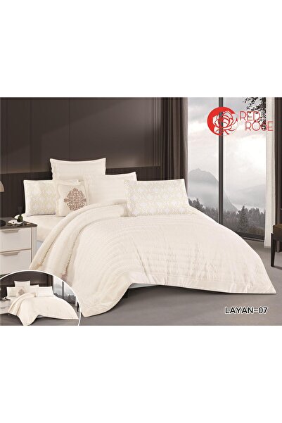 REDRESS Single and a half winter bedspread set with exclusive Tamim design, made of soft velvet, 4 pieces, size 170*220cm