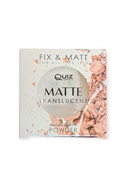 QUIZ COSMETICS Translucent Matte Compact Powder Quiz 10 g