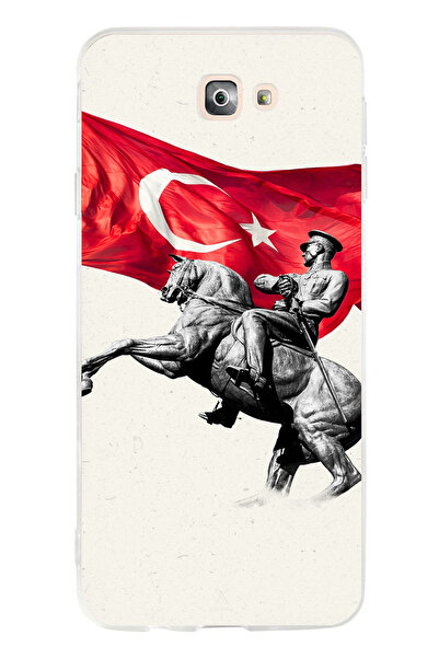 TechTree حافظة سيليكون متوافقة مع هاتف سامسونج جالاكسي J7 برايم تفصيلية لأتات...