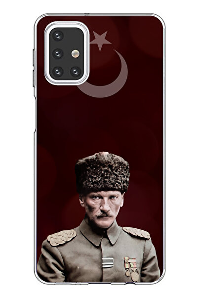 TechTree حافظة سيليكون متوافقة مع هاتف Samsung Galaxy M31s Moon Star ورئيس ال...