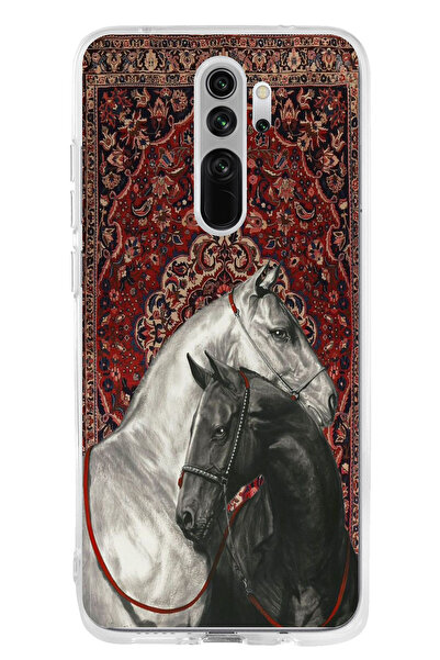 TechTree حافظة سيليكون متوافقة مع هاتف Redmi Note 8 ذات تصميم تقليدي باللونين...