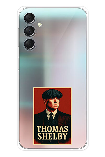 TechTree حافظة سيليكون متوافقة مع هاتف سامسونج جالاكسي A24 من توماس شيلبي مطبوع