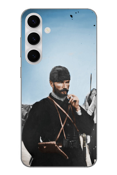 TechTree حافظة سيليكون متوافقة مع هاتف سامسونج جالاكسي S24 FE من أتاتورك سيهي...