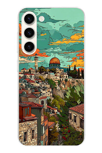 TechTree حافظة سيليكون متوافقة مع هاتف سامسونج جالاكسي S24 بلس من فلسطين الحر...