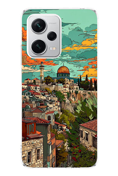 TechTree حافظة سيليكون متوافقة مع هاتف Redmi Note 12 PRO PLUS من أجل فلسطين ا...