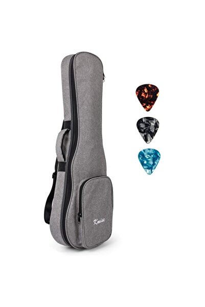 AyrStore Ukulele Gig Çantası, Yumuşak Taşıma Kılıfı, Çift Askılı, 3 Ukulele P...