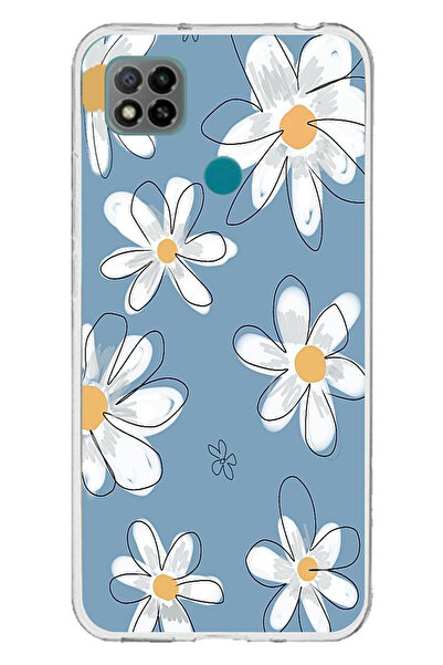 TechTree حافظة سيليكون متوافقة مع هاتف Redmi 9C / 10A باللون الأزرق ديزي جارد...