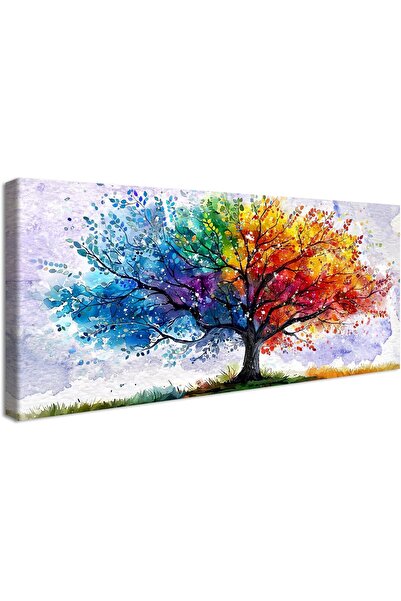 ALAYRA International لوحة جدارية كبيرة من القماش لغرفة النوم 60 × 120 سم - دي...