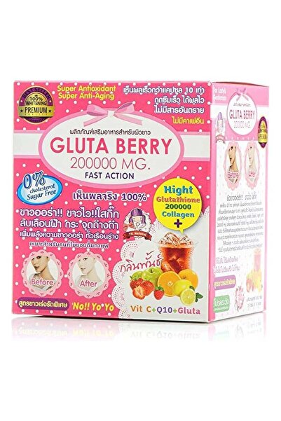 Gluta Berry Gluta 200000 mg Fast Action Whitening Supplement – High Glutathio...