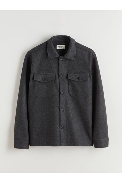 LC Waikiki RMZ GİYİM OFERTĂ DE SFÂRȘIT DE SEZON Jachetă Ka molton pentru bărb...