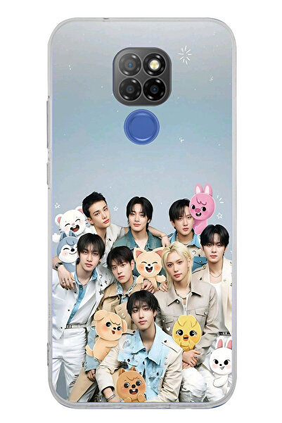 TechTree حافظة سيليكون مطبوع متوافقة مع جهاز General Mobile GM 20 بتصميم فرقة K-Pop للأطفال وSKZOO