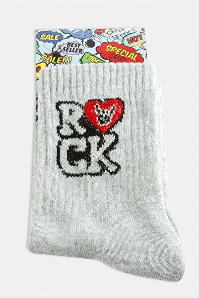 ZERO LAND 1613222749 Κολέγιο (222232) Κάλτσες 8X28-Γκρι