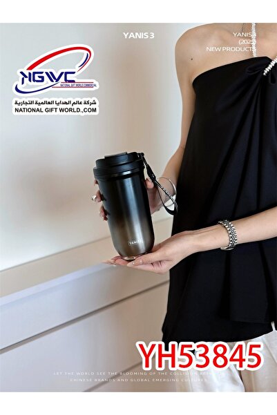 KAZUKO قارورة ماء حرارية ترمس ستانلس ستيل بتصميمات متعدد مع قفل أمان