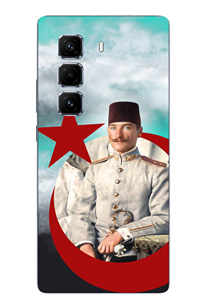 TechTree حافظة سيليكون متوافقة مع هاتف Infinix Hot 50 PRO PLUS+ من Youth Years Ataturk مطبوع