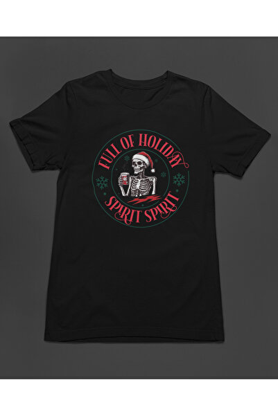 Bumeta Tricou unisex cu tematică de Crăciun plin de spirit festiv tricou