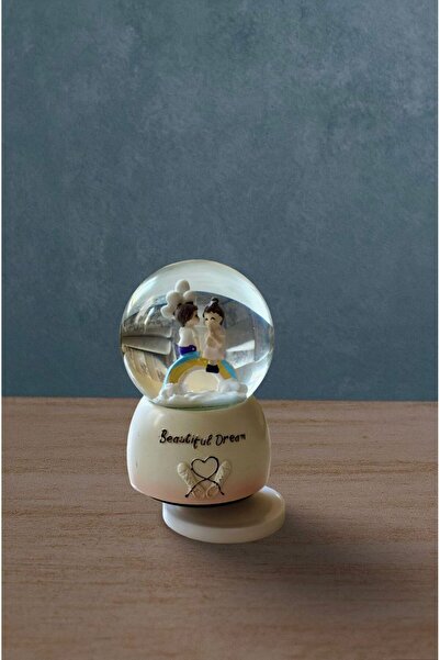 diğer588 Dekoratif Işıklı Kurmalı Kar Küresi