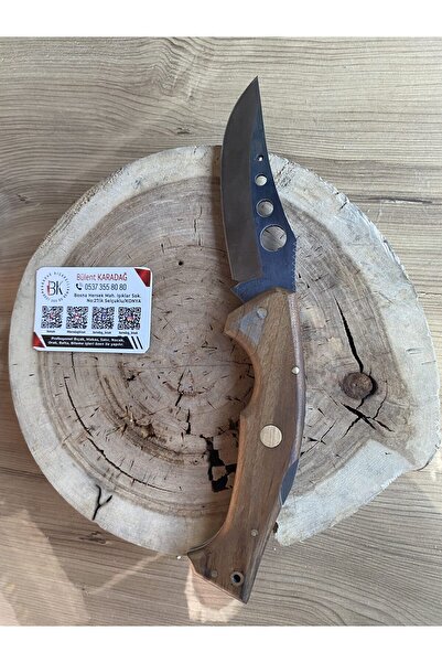 Karadağ Avcı Bıçağı Katlanabilir Desenli 11 CM– Paslanmaz Çelik Katlanır Outd...