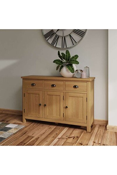 WoodenDecoration01 Country Line Masif Ahşap Büfe