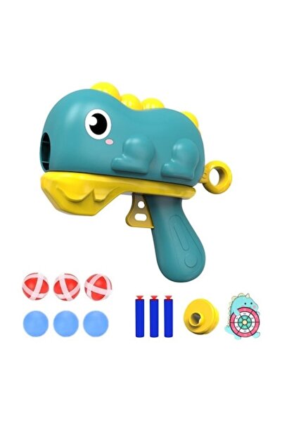 OEM Jucarie Interactiva Dinozaur – Cu 6 Bile , 3 Sageti, 1 Tinta, Joc de Indemanare Pentru Copii, 3+ A