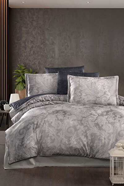 First Choice طقم غطاء لحاف مزدوج من جيزيل، 100% قطن، 300 خيط (120 خيطًا)