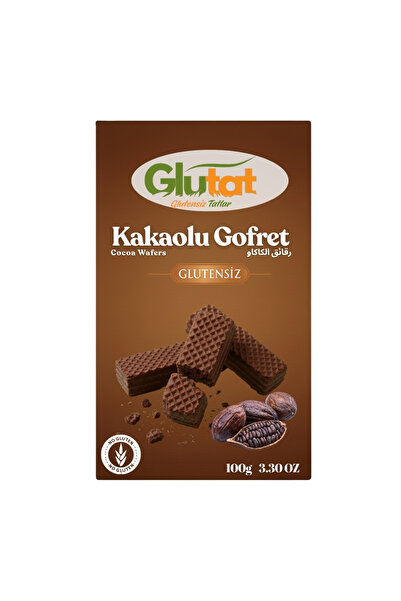GLUTAT Glutensiz Kakaolu Gofret 100 Gr