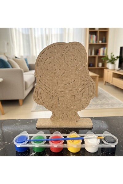 şimşek hobi tasarım Minyon Boyama 2 , Ahşap Boyama Etkinliği , Eğitici Boyama...