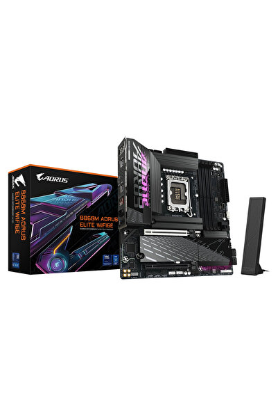 Gigabyte B860m Aorus Elıte Wıfı6e Lga1851 Ddr5 9200mhz Anakart