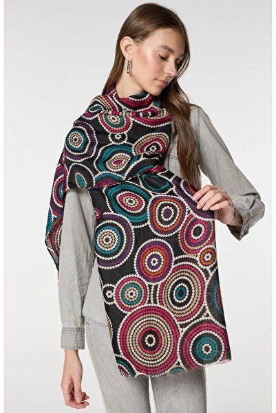 FRESCO SCARFS Colorful Patterned Shawl*