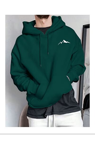 oneagılyazı سويت شيرت مطبوع كبير الحجم