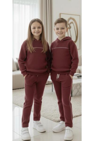 CALİSA Children's Fleece Tracksuit Set Winter