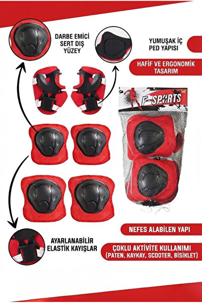 Eco Lounge واقي الركبة والكوع للأطفال - حماية للركبة والكوع والمعصم (للسكوتر ...