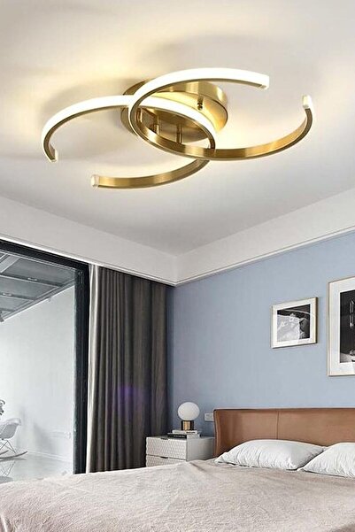 BRF bfsx Fer Avize Noris Modern Tasarım Eskitme Renk Salon Mutfak Hol Beyaz Led 2 Li Avize srae 1199837