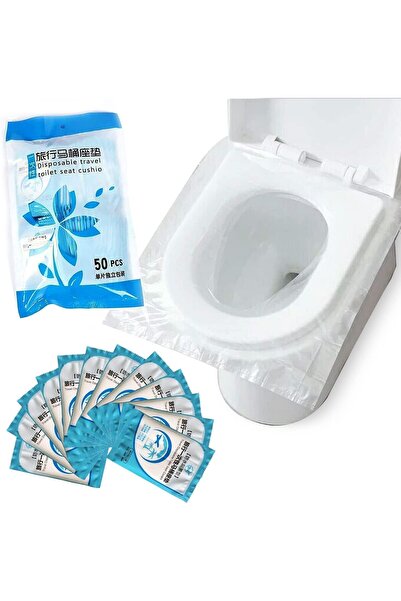 BRF 50 штук одноразових гігієнічних чохлів для унітазу