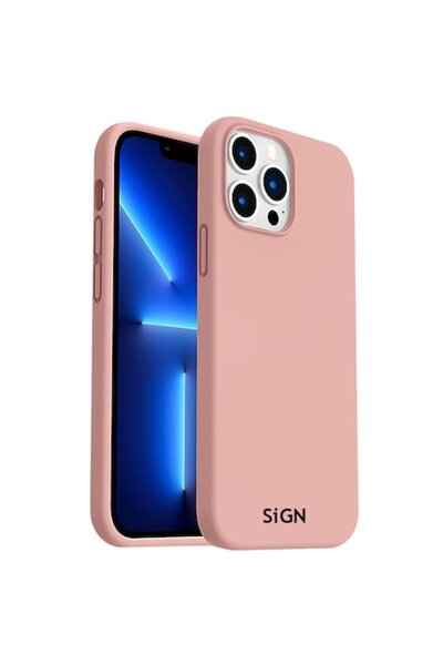 e-Eunoia Art Carcasă SiGN din silicon lichid pentru Apple iPhone 14 Pro - Roz