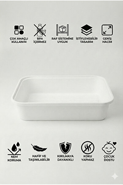 decosense Çok Amaçlı Dolap İçi Düzenleyici Organizer – Banyo Mutfak ve Oyunca...