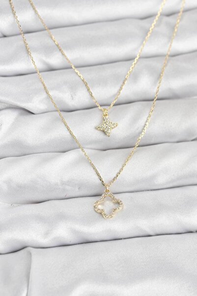 Skygo ieg ™   قلادة نسائية من النحاس باللون الذهبي موديل يوني كورن من قطعتين ...