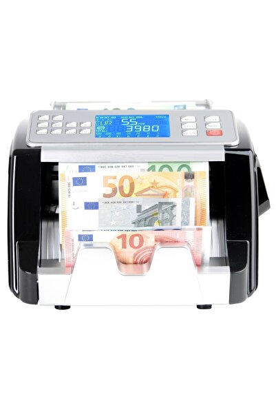 Hunter GB8300 Karışık Para Sayma Makinesi, TL ve Euro Karışık, Usd Adet Sayım - Sesli Konuşma + Müş. Ekranı
