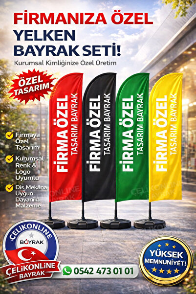 ÇELİKONLİNE GROUP 75x300cm Yelken Set 1 Adettir.