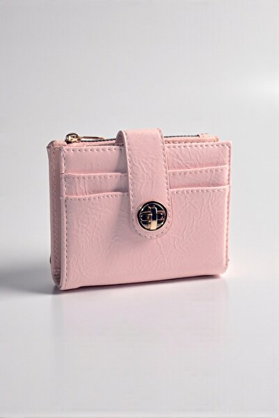 dericom Women's Pink Zippered Card Holder Wallet - Stylish Model
