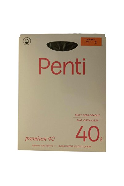 Penti Premium Navy Blue Flight Socks 40 Den Ajet, Sunexpress and Pegasus Style Stewardess Socks Size 2