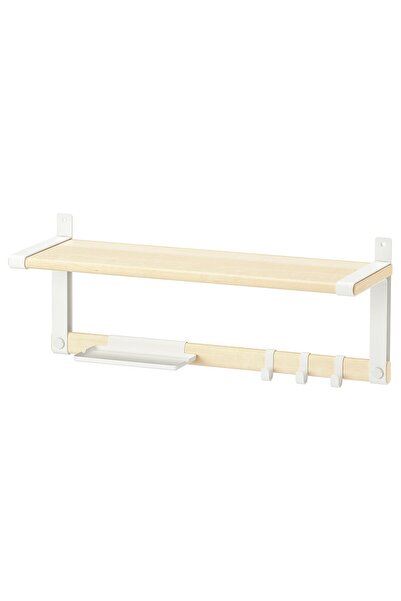 genernic Wall shelf, white/aspen, 65 x 26 cm